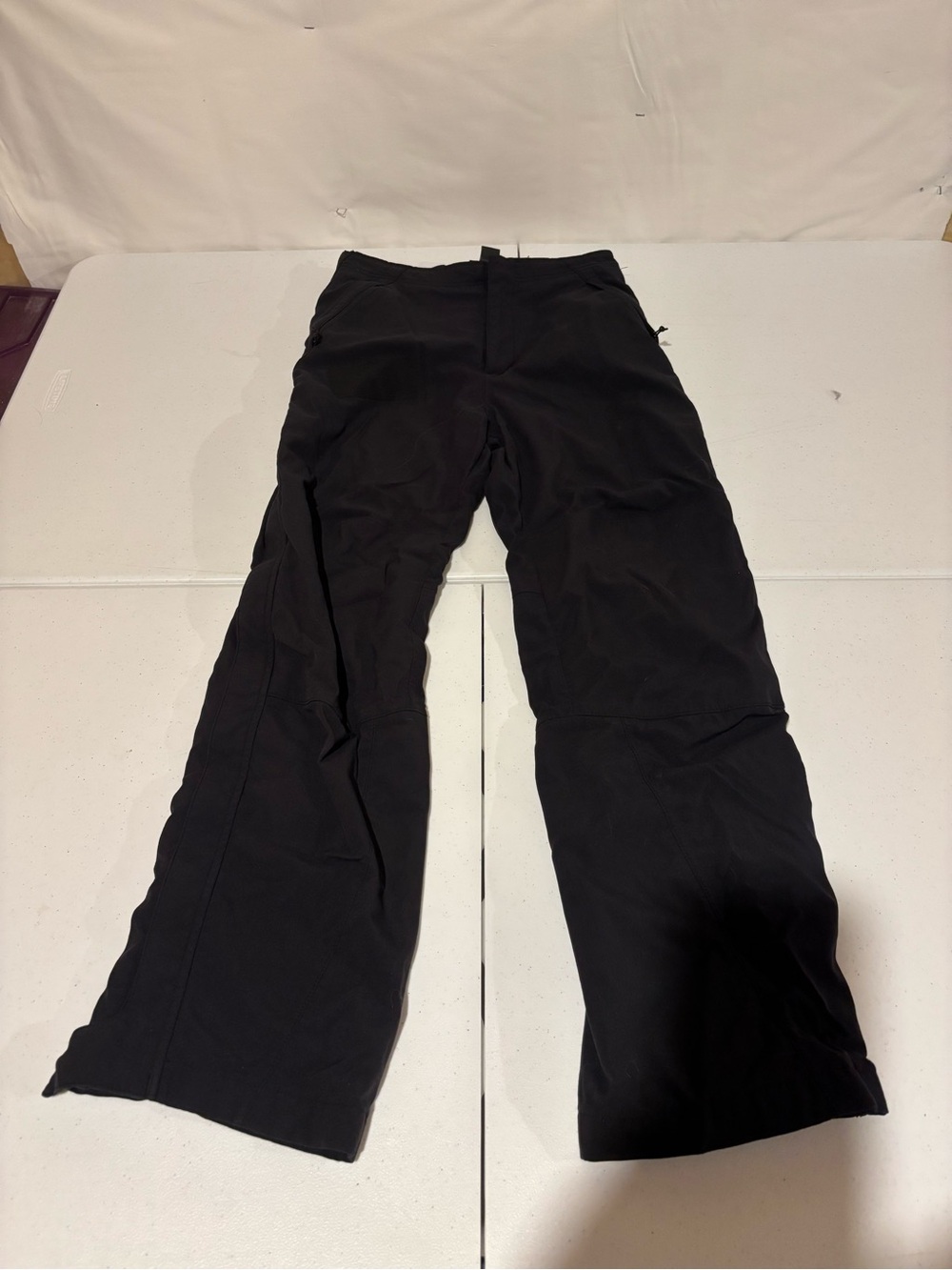 REI Black Mesh Nylon Lined Side Zip Hiking Pants Women’s Size 30x28